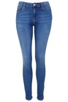 Topshop Moto Mid Blue Leigh Jeans