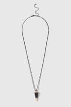 Topshop Rhinestone Shard Necklace