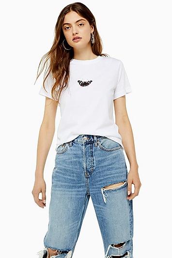 Topshop Mini Butterfly T-shirt