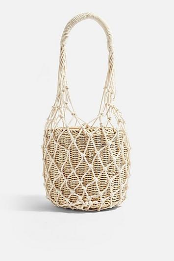 Topshop Siren String Tote Bag