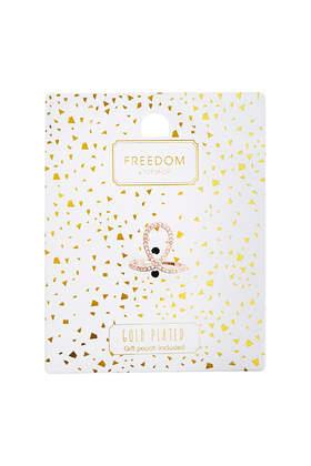 Topshop Rose Gold Plated Loop Earrings