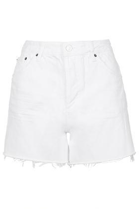 Topshop Moto White Ashley Shorts