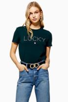 Topshop 'lucky' Star T-shirt