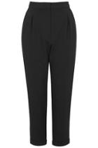 Topshop Petite Notch Back Tapered Trousers