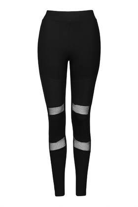 Topshop Biker Mesh Ponte Legging