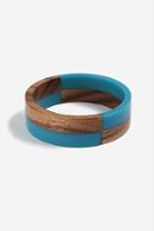 Topshop *resin And Wooden Bangle