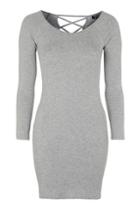 Topshop Criss-cross Strap Bodycon Dress
