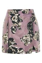 Topshop Petite Jacquard Pelmet Mini Skirt