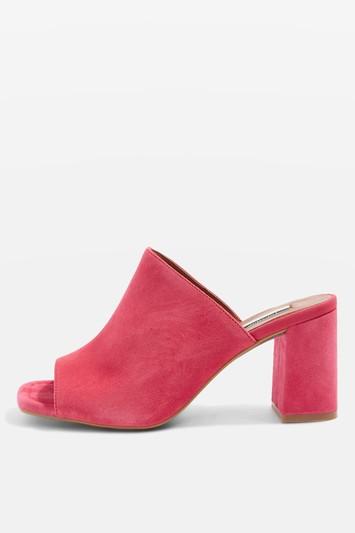 Topshop Novel Block Heel Mules