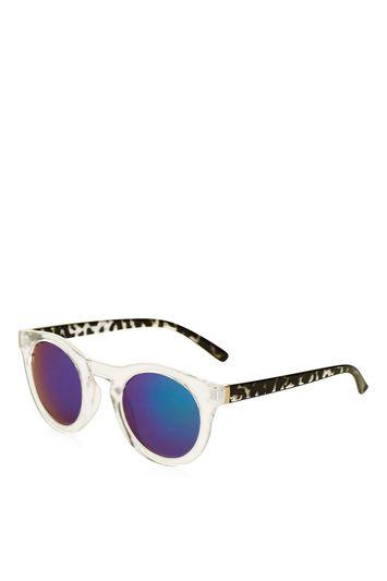 Topshop Lloyd Round Sunglasses