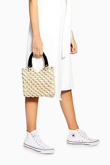 Topshop South Bead Mini Tote Bag