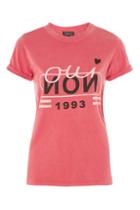 Topshop 'oui Non 1993' Slogan T-shirt