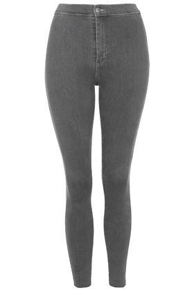 Topshop Petite Moto Grey Joni Jeans