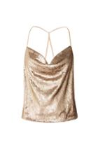 Topshop *allure Champagne Camisole Top By Wyld