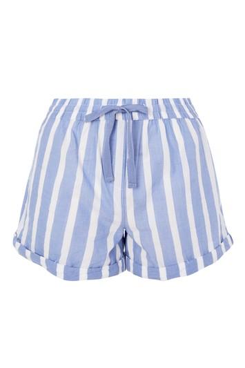 Topshop Stripe Cotton Pyjama Shorts