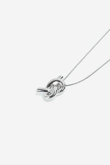 Topshop *long Knot Pendant Necklace