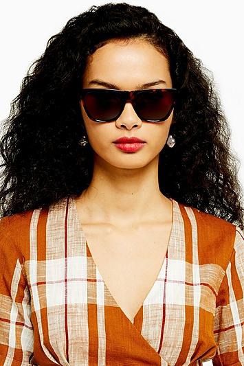 Topshop Wanda Large Square Sunglasses