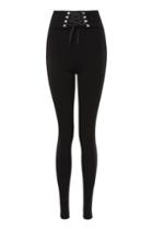 Topshop Tall Corset Lace Up Leggings