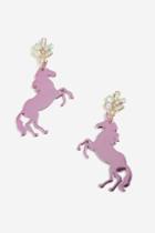 Topshop Unicorn Drop Earrings
