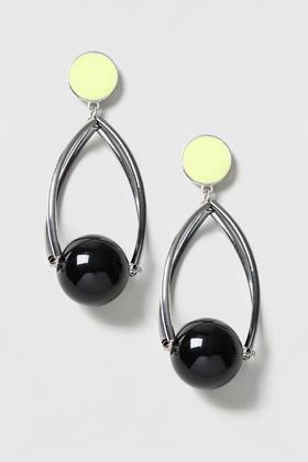 Topshop Caged Ball Drop Earrings