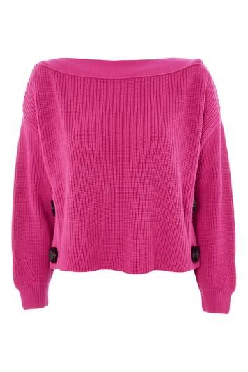 Topshop Button Side Jumper