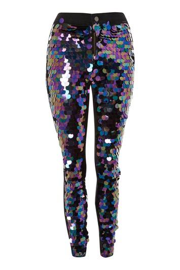 Topshop Moto Large Sequin Joni Jeans