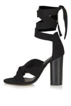 Topshop Rosa Suede Knot High Sandals