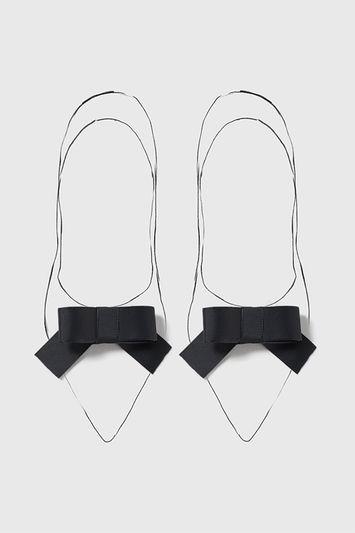 Topshop Bow Shoe Clips