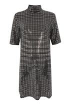 Topshop *high Neck T-shirt Dress By Oh My Love