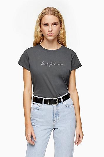 Topshop Live For Now T-shirt