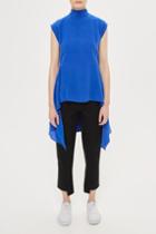 Topshop Dropped Back Silk Tunic By Boutique