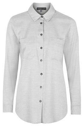 Topshop Petite Chambray Shirt
