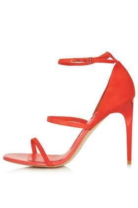 Topshop Ripple Skinny Strap Sandals