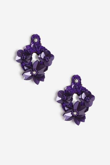 Topshop Flower Chandelier Earrings