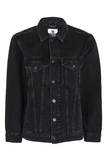 Topshop *snake Denim Jacket By Ragged Priest