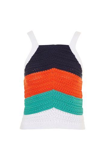 Topshop Crochet Cami Top
