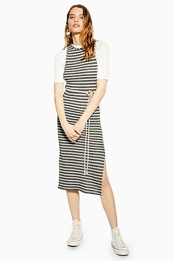 Topshop Knitted Belt Dress
