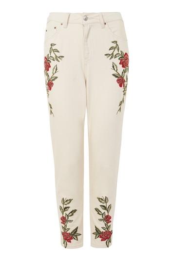 Topshop Petite 28 Rose Mom Jeans