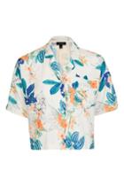 Topshop Tropical Print Pyjama Shirt