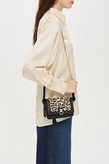 Topshop Panther Pony Cross Body Bag
