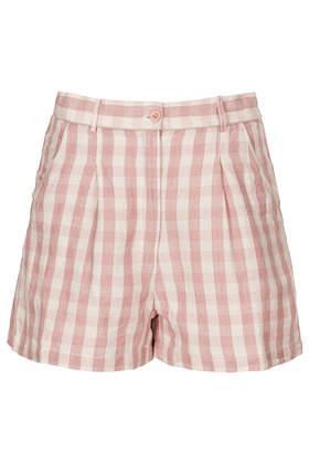 Topshop Gingham Shorts