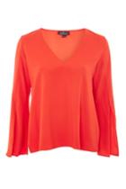 Topshop Petite V-neck Tunic Top
