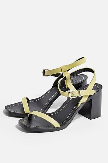 Topshop Verge Lime Sandals