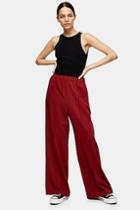 *wool Burgundy Joggers By Topshop Boutique