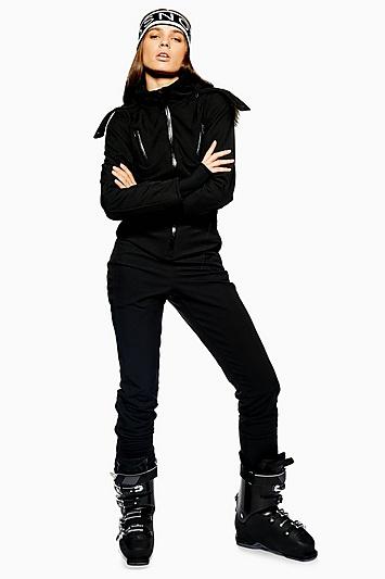 Topshop *black Hooded Snow Suit By Topshop Sno
