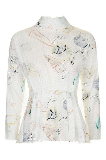 Topshop 80s Astrology Blouse
