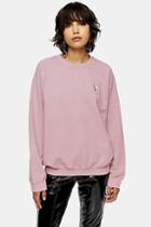 Topshop Pink Polar Bear Sweatshirt