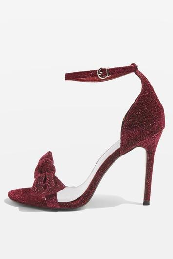 Topshop Mesmerise Bow Heel Sandals
