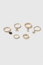 Topshop Charms Ring Pack