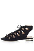 Topshop Hello Lace Up Gladiator Shoes